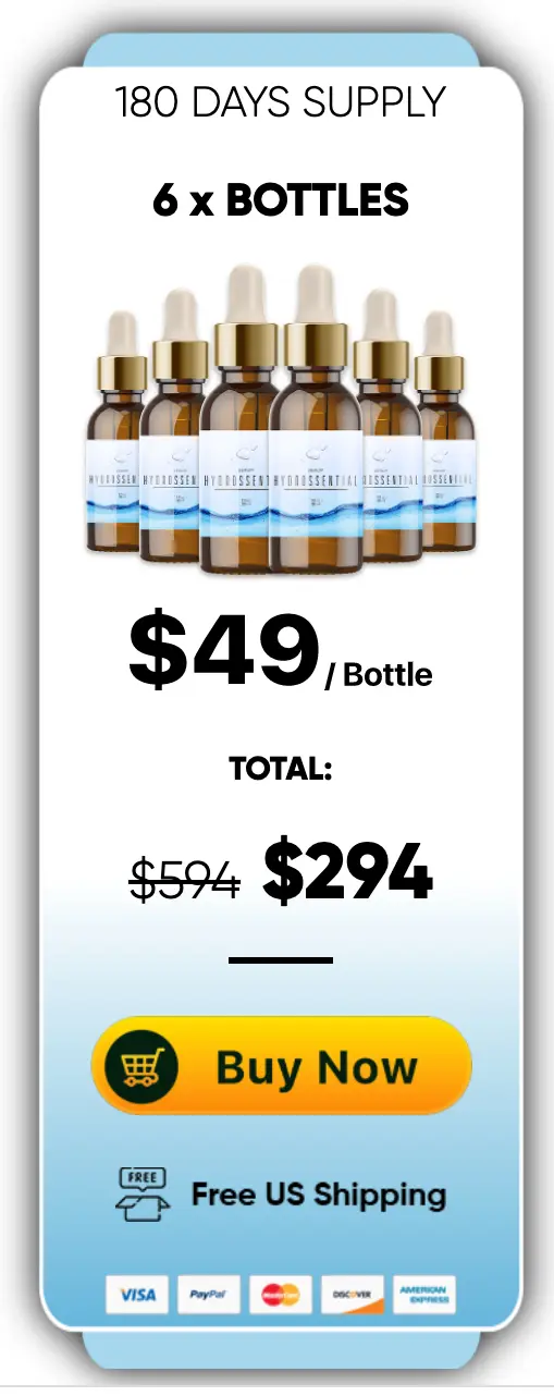 Hydrossential 6 bottle price